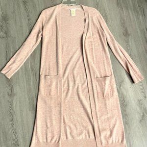 Pink, Long Cardigan